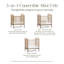 Abigail 3-In-1 Convertible Mini Crib-890911655
