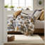 Luxurious Oversized Gold King Bedding Sets, Polyester Jacquard, Mid-century Style, All-season Comfort