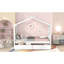 Lit simple en bois avec tiroirs-956710569