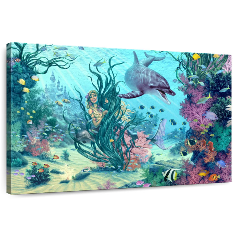 Aletra Mermaid Hide and Seek, H 24 po x l 36 po