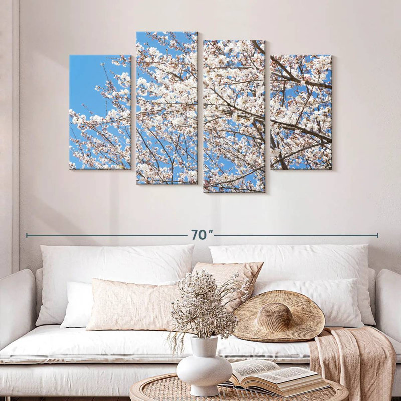 Harnek Japanese Cherry Blossom Tree, 32" H x 52" W