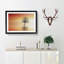Tree Reflection at Sunset in Abstract - Picture Frame Painting Print-55611043-55611044