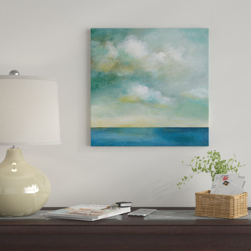 «Cloudscape I», reproduction sur toile, H 37 po x l 37 po x P 1,5 po, Toile tendue, Pas de tapis