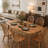 Rectangular Kitchen Table,Wood Dining Table With Large Tabletop