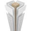 Colonne carrée Mid-Century Craftsman-71082748