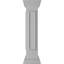 Poteau de poteau d'angle avec panneau, capitonnage et base (ensemble d'installation inclus)-89194908