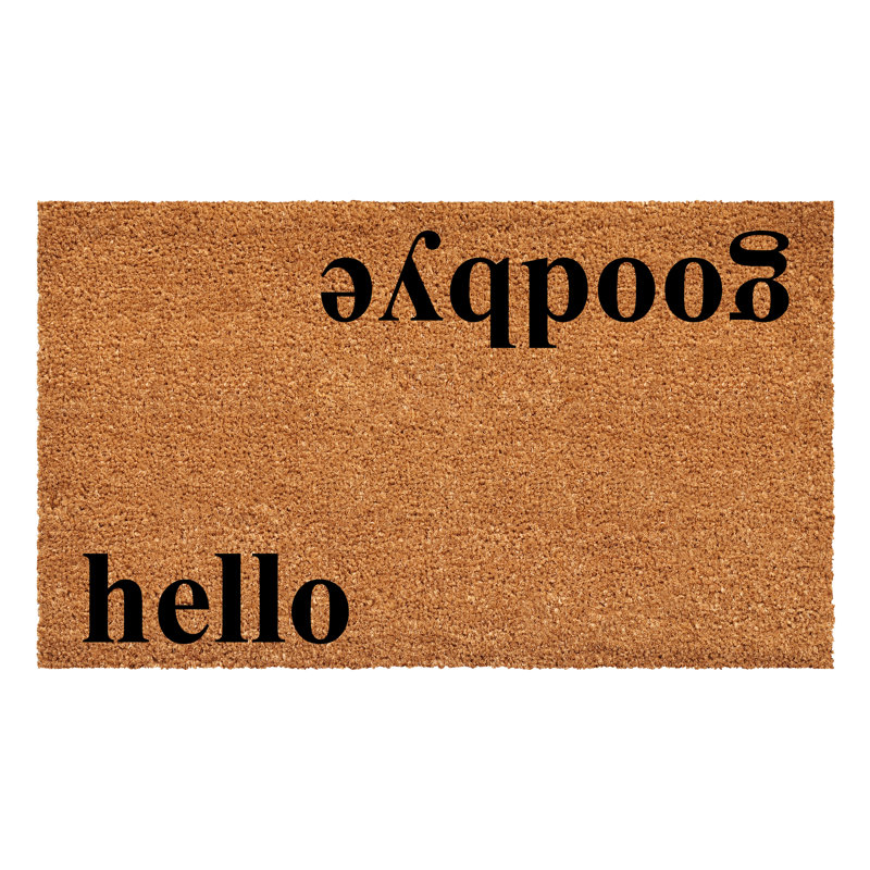 Paillasson Bookman Hello Goodbye, L 24 po x L 48 po