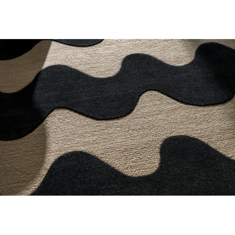 Lokki Black | 133905, Rectangle 4'7" x 6'7", Black