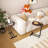 2-Pieces C-Shaped Side Table, C Table End Table