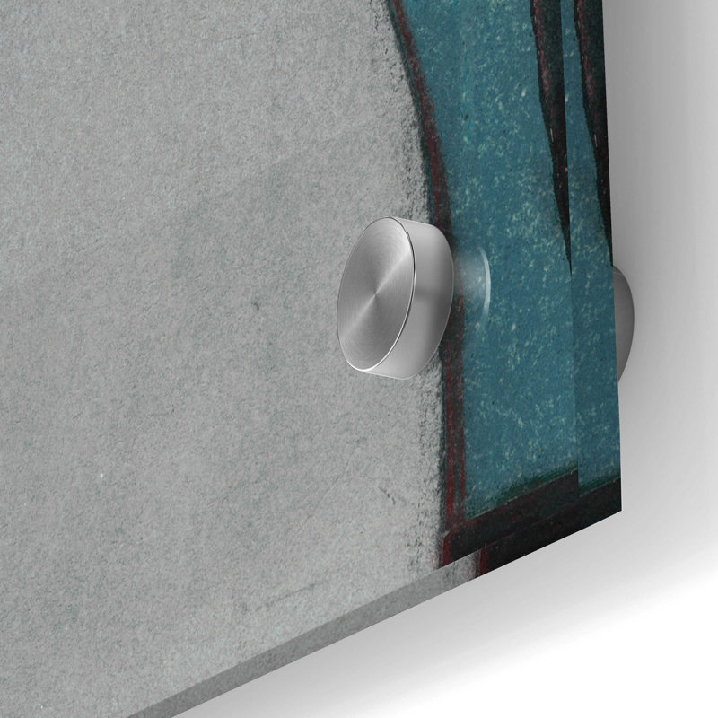 «Mid-Century Collage IV» par Rob Delamater, art mural en verre acrylique, H 36 po x l 24 po x P 0,2 po