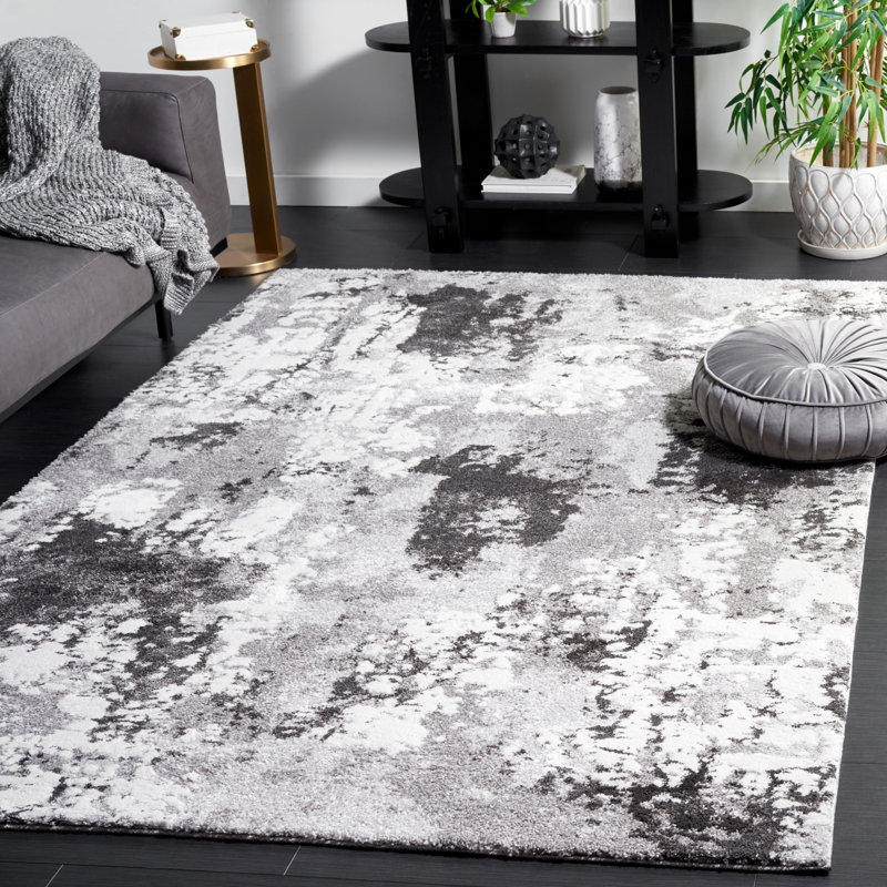 Century 300 Performance Abstract Rug, Rectangle 5'3" x 7'7"