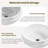 3D Circular Bathroom Vessel Sink