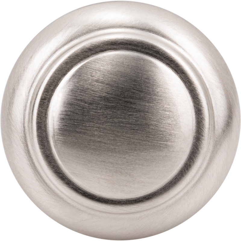 Cala 1 3/16" Diameter Round Knob, Brushed Satin Nickel