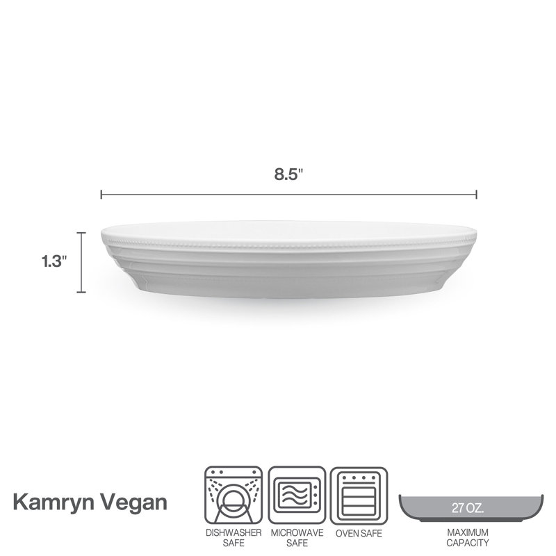 Kamryn Vegan Bone China Pasta Bowls