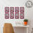 Red Wood Picture Frame - Set of 8-89853823