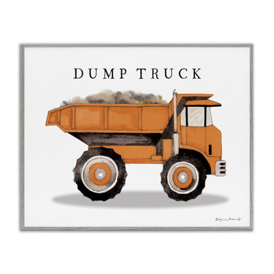Abdul-Malik Dump Truck Traditional Construction Vehicle Art