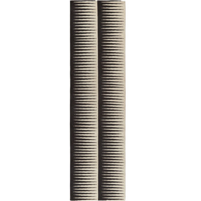 Kelly Wearstler Bravado Graphite Runner Area Rug