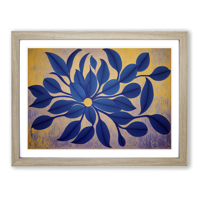 Contemporary Flower - Single Picture Frame Print