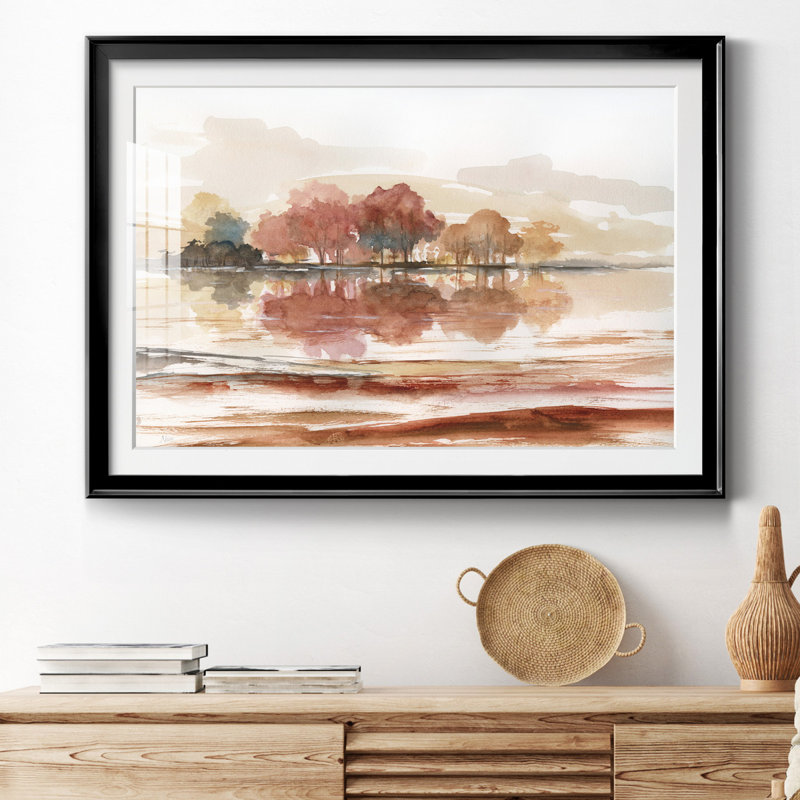 Earthy Dreams - Peinture encadrée, H 18,5 po x l 24,5 po x P 1,5 po, Noir