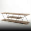 Console multimédia à 3 niveaux Urban Rustic