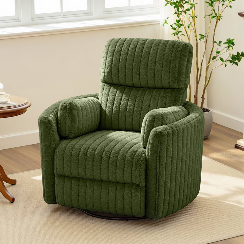 Fauteuil inclinable électrique pivotant l 40 po, Green