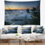 Tapisserie de soleil à terre seascape en polyester avec accessoires suspendus inclus-28500310