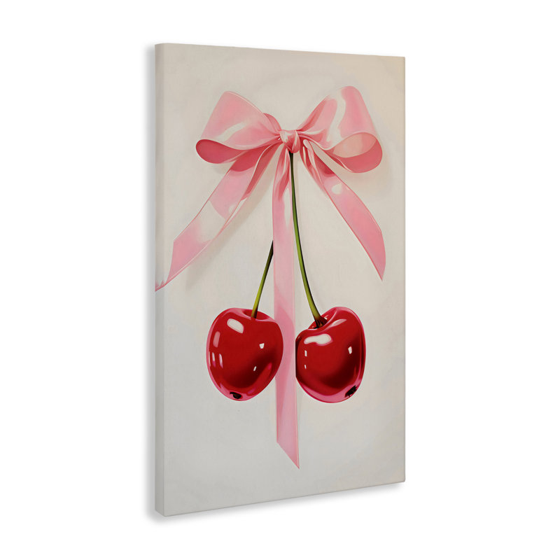 «Tied With A Pink Bow Canvas», conception par Creative Studio, H 24 po x l 16 po