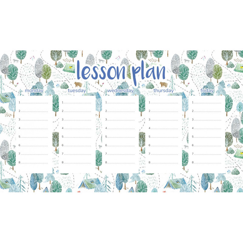 Magnetic Lesson Plan Forest Camp