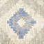 Tapis géométrique ivoire / bleu-1261729854