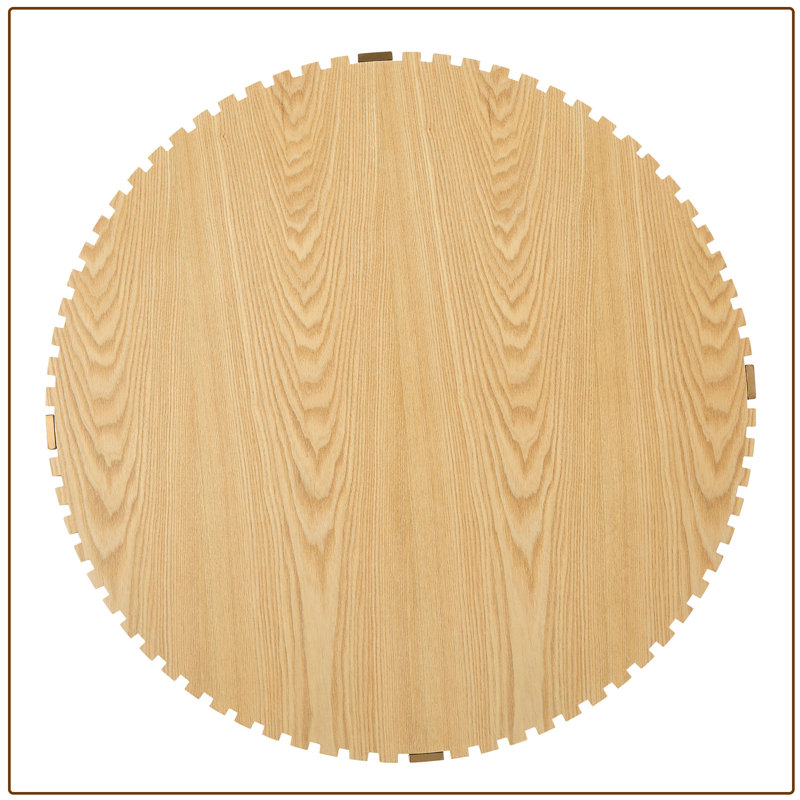 Table basse simple, Bois de frêne naturel