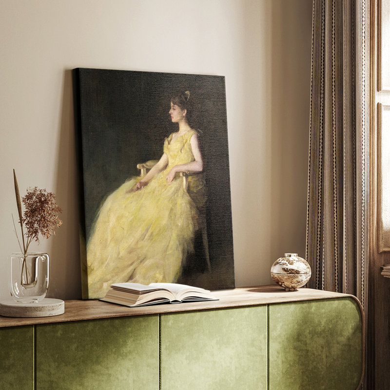 Impression de portrait rétro CXI - galerie Cavas sur mesure, H 36 po x l 24 po