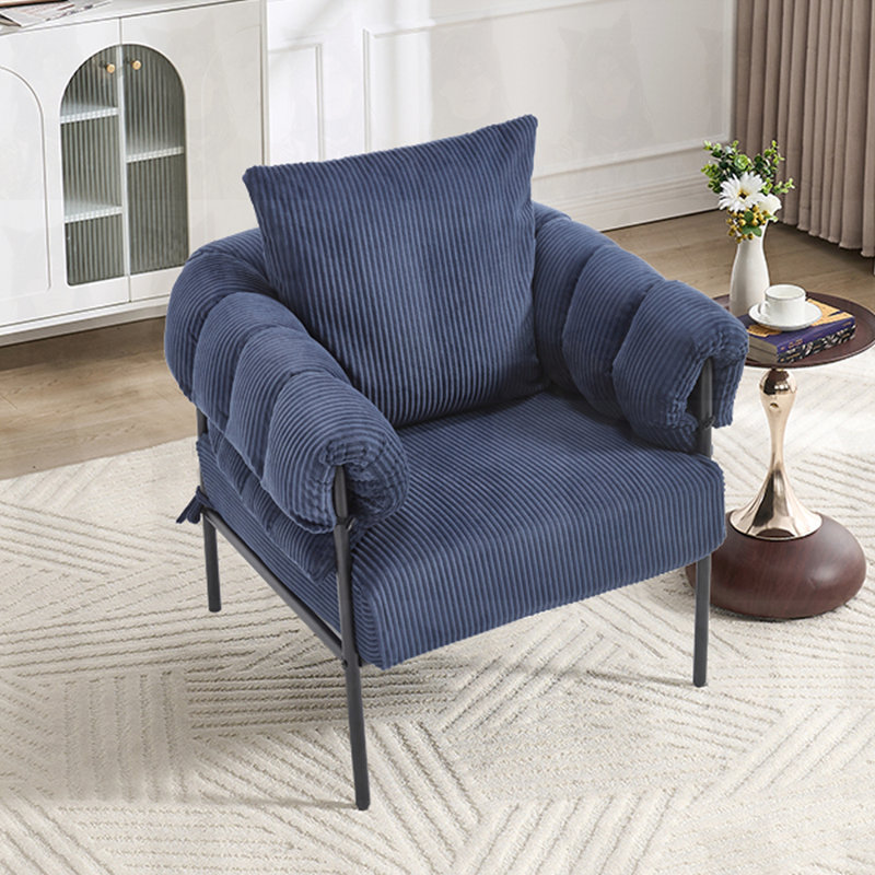 Chaise décorative moderne, Bleu très foncé