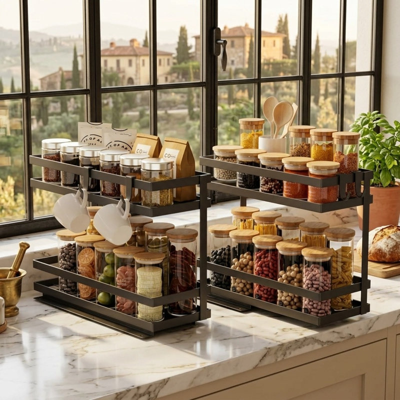 Freestanding Spice Rack