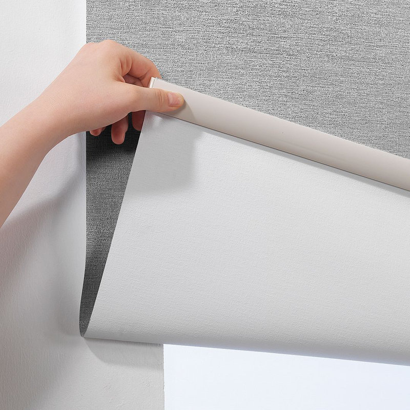 Store à cordon marbré obscurcissant, L 29,5 po x L 72 po, Gris