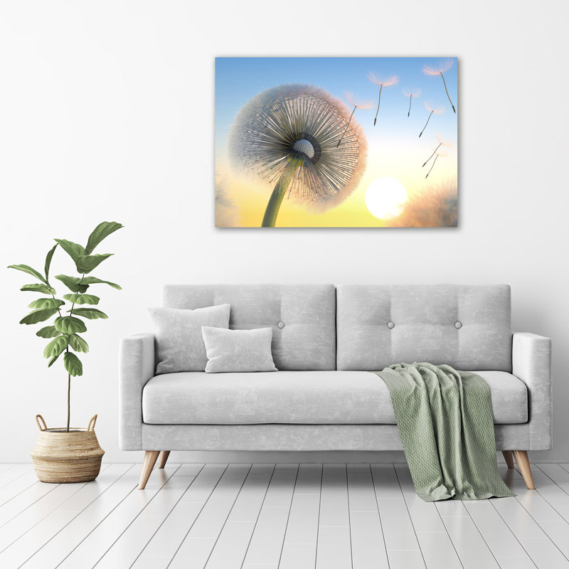 Dandelion - No Frame Print on Glass
