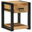 40cm W Iron Bedside Table