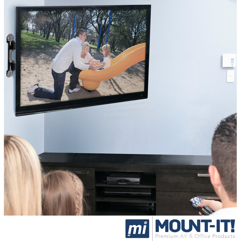 Black Corner Mount for Holds up to 66 lbs