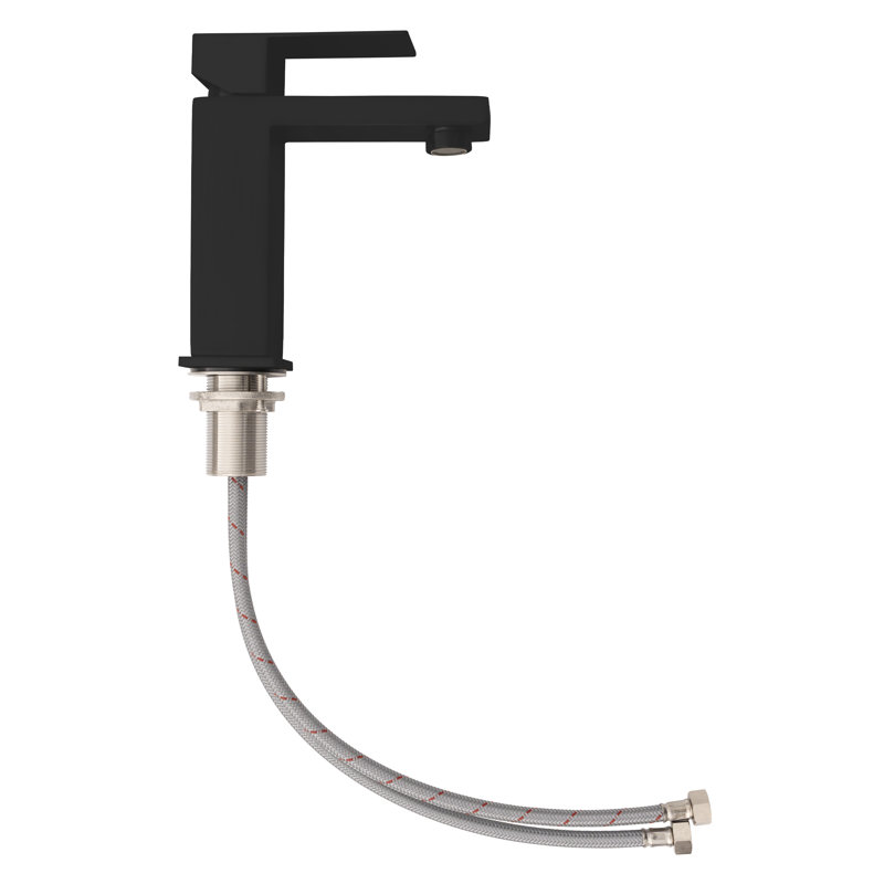 ZLINE Rubicon Modern Single Handle Bath Faucet in Matte Black, Matte Black