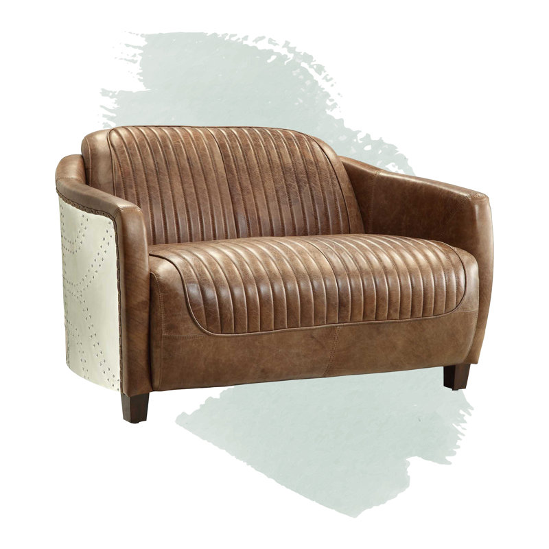 Ensemble de salon configurable en cuir Haslingden