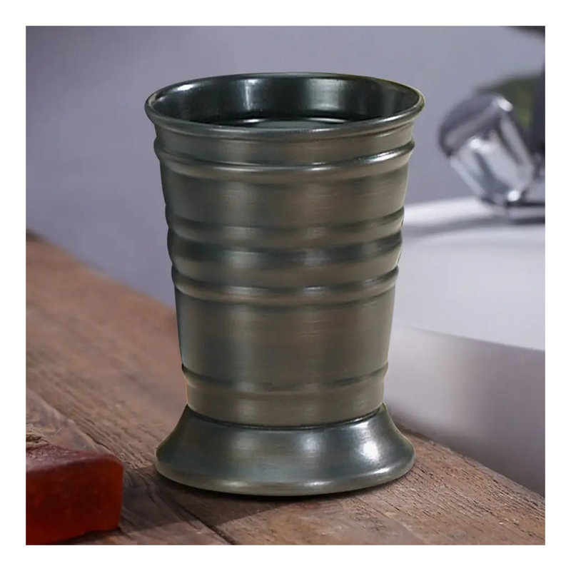 Gobelet de salle de bain en acier inoxydable en bronze huilé