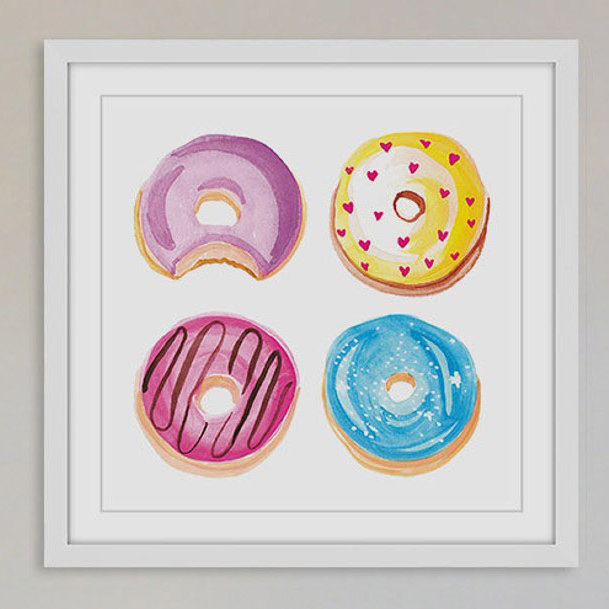 Molly Rosner - Single Picture Frame Painting, 51 cm H x 51 cm W x 3.81 cm D