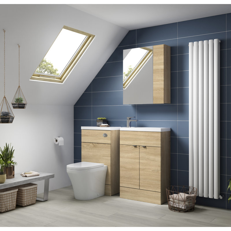 Nuie Fusion LPF Under Sink Cabinet, Oak