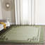 Tapis d'intérieur et d'extérieur tissé à la main vert mousse et sauge foncé Rebersburg-22463228