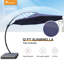 Sunbrella 144” Aluminum Cantilever Umbrella with Antionette Base-567717601