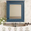 Armoire de rangement de salle de bain avec miroir 24 po x 27 po, tablettes murales réglables, économiseur d'espace, accessoire de salle de bain fixé au mur 27 po et partie moderne-751170372