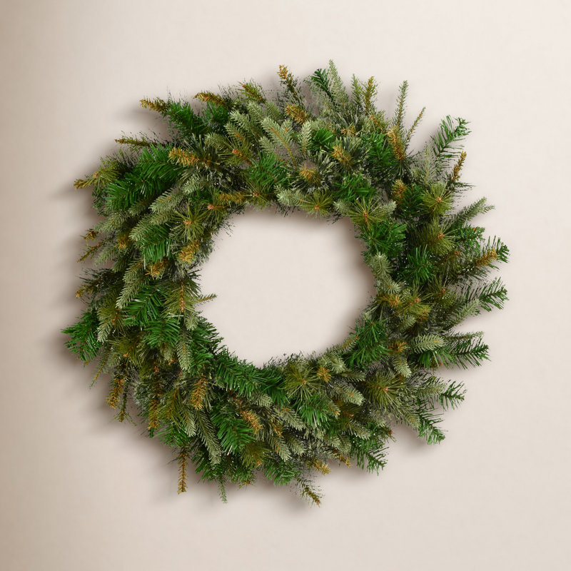 Couronne de pin artificielle en cachemire, 36 po