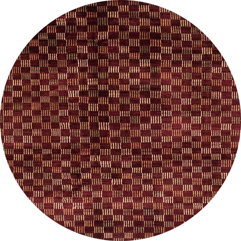 Abstract Indoor Rug, Round 8'