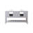 Pelaghia 60'' Double Bathroom Vanity with Marble Top-57367819