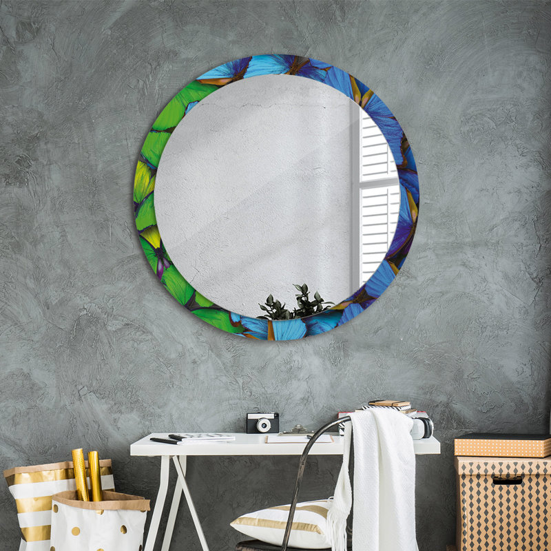 Huldar Glass Flat Wall Mirror