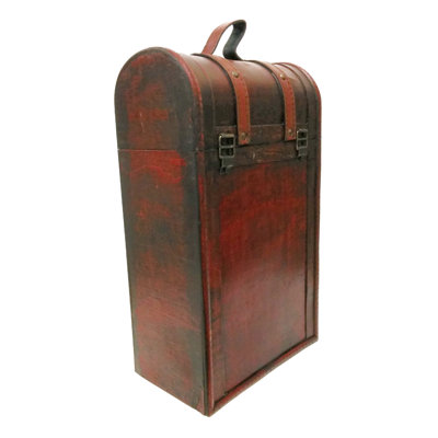 Wood Double Bottle Wine Carrier